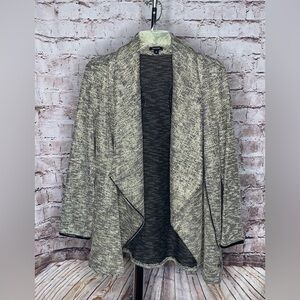 Stella & Dot Black and Gray Blazer
